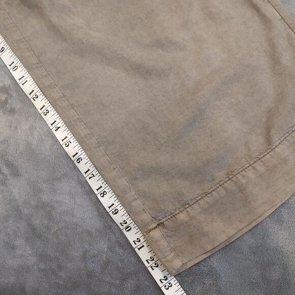 American Eagle Pants Women's 8 Green High Rise Wide Leg Crop Beach Boho Y2K - Picture 6 of 11